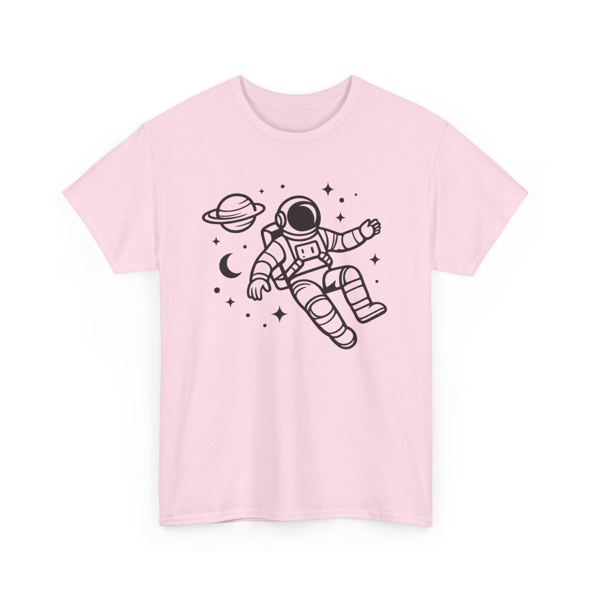 Astronaut Space Tee — Minimal Floating Astronaut Graphic T-Shirt