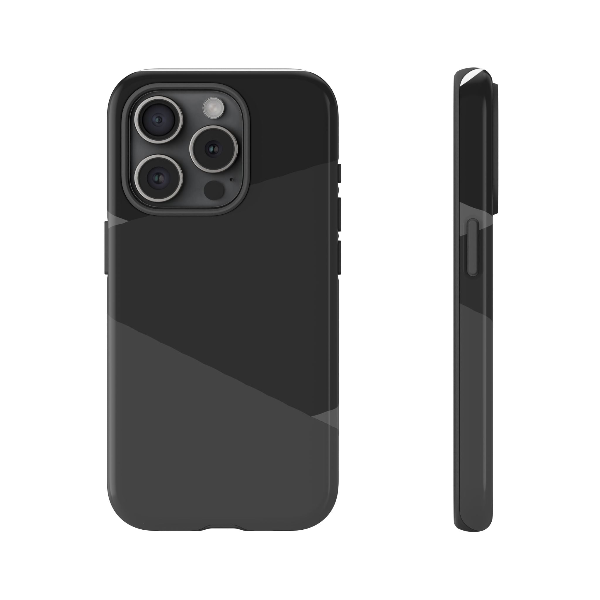 Geometric Black Diagonal Pattern Phone Case