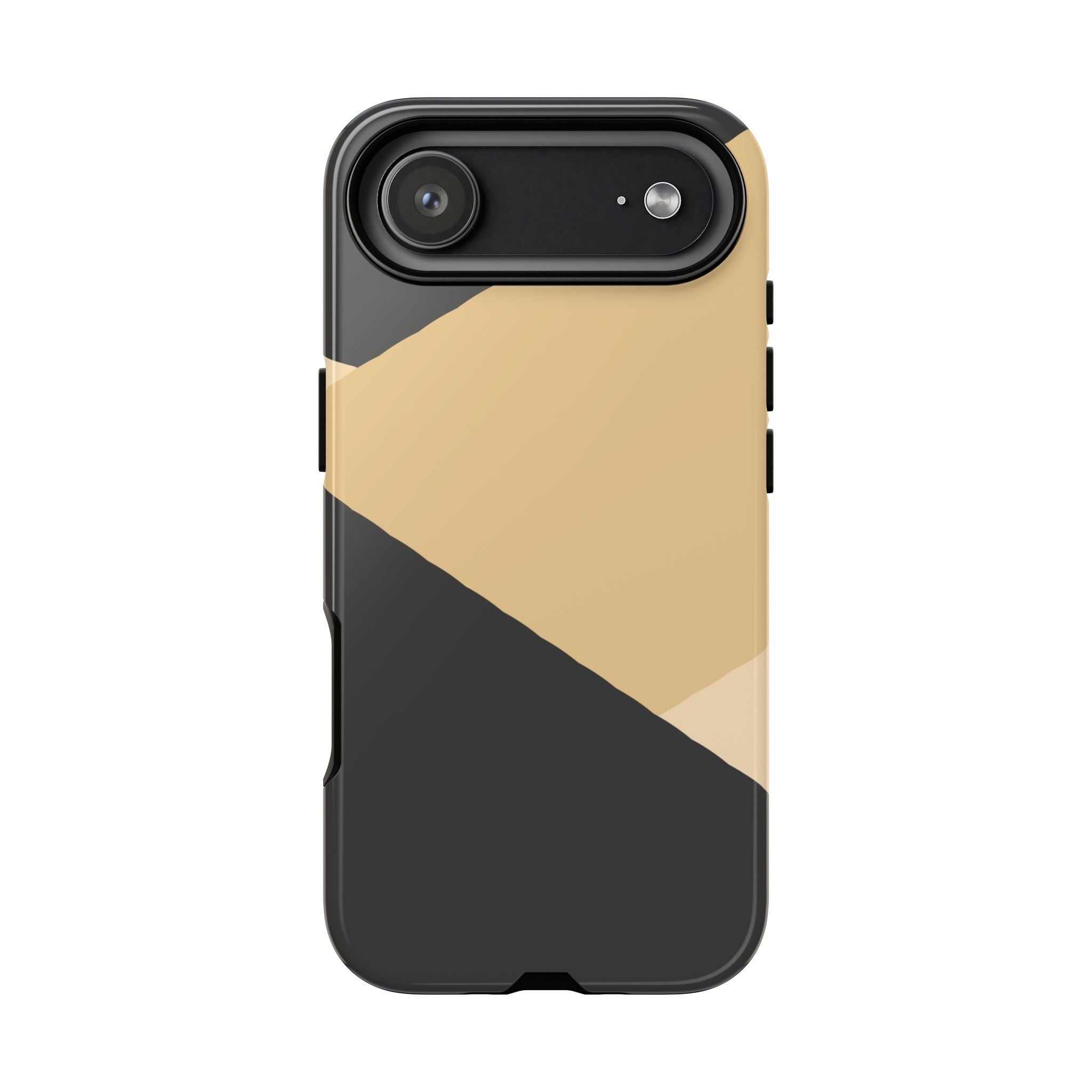 Geometric Beige Triangle Phone Case | Tough Protective Case