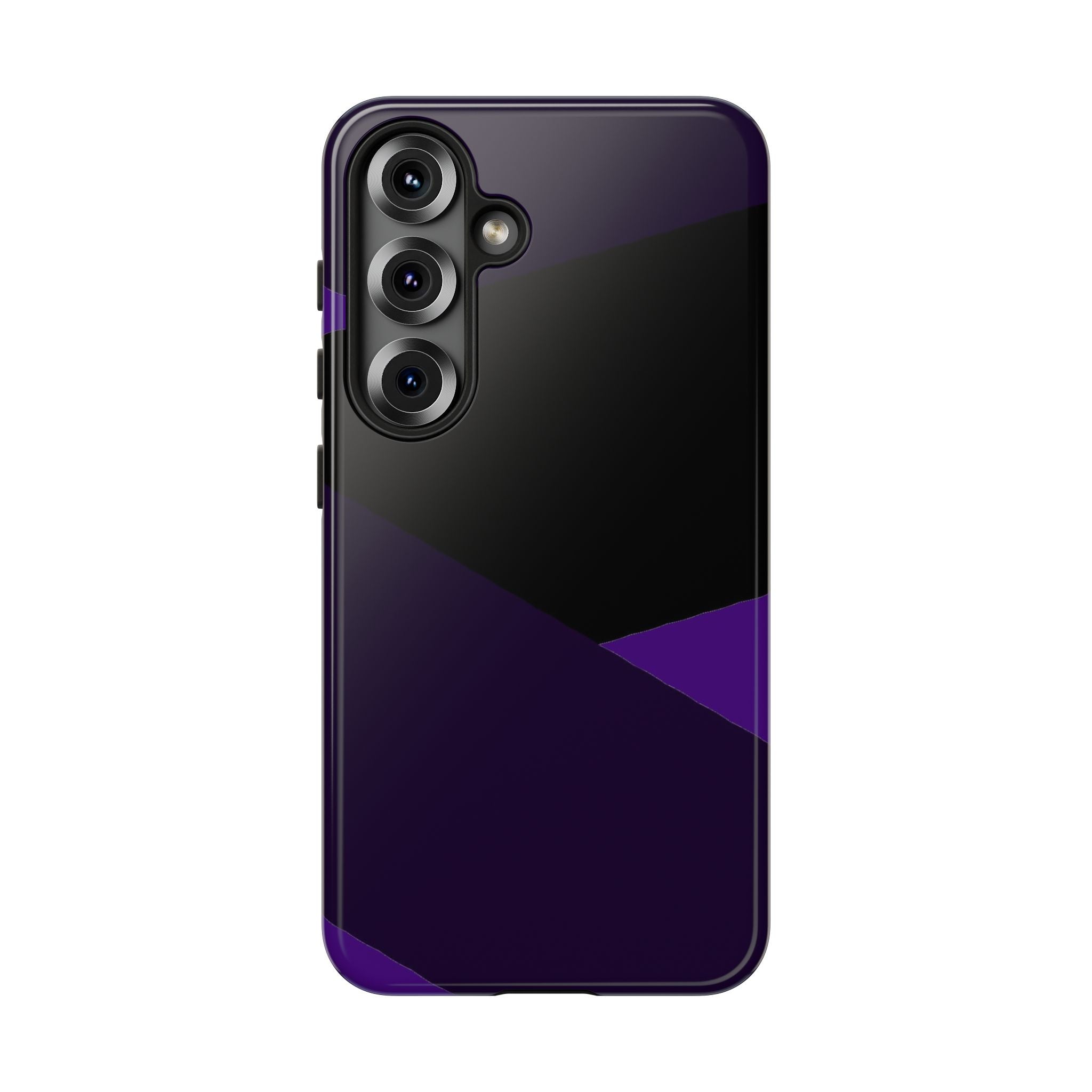 Purple Geometric Tough Phone Case — Slim Protective iPhone Cover