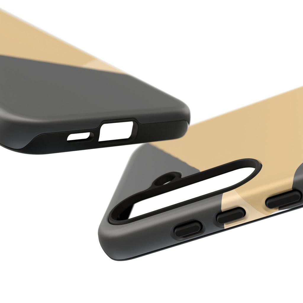 Geometric Beige Triangle Phone Case | Tough Protective Case