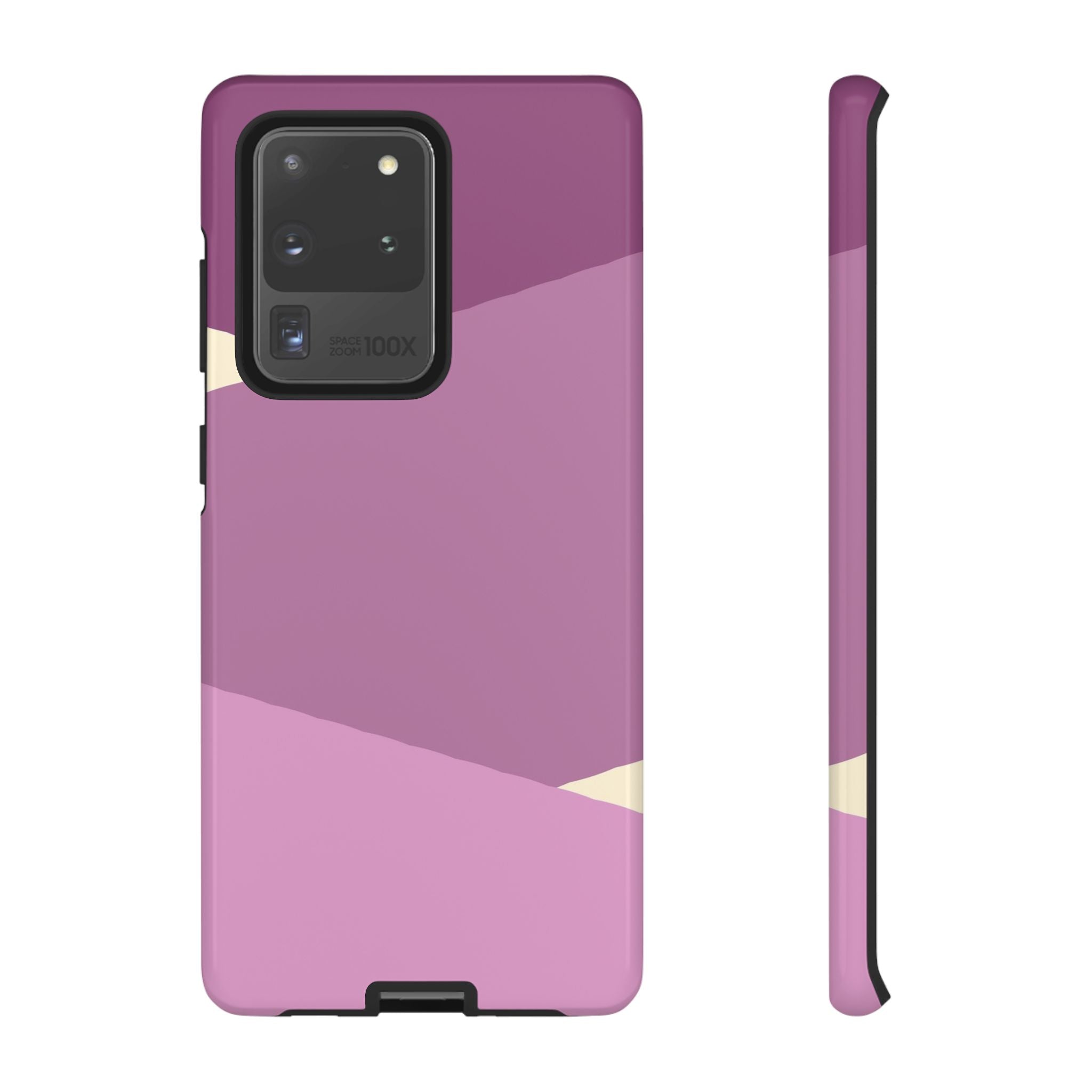 Geometric Pink Angles Phone Case | Tough Case