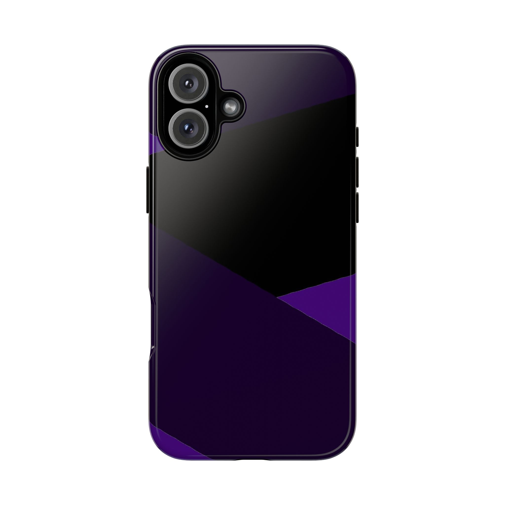Purple Geometric Tough Phone Case — Slim Protective iPhone Cover