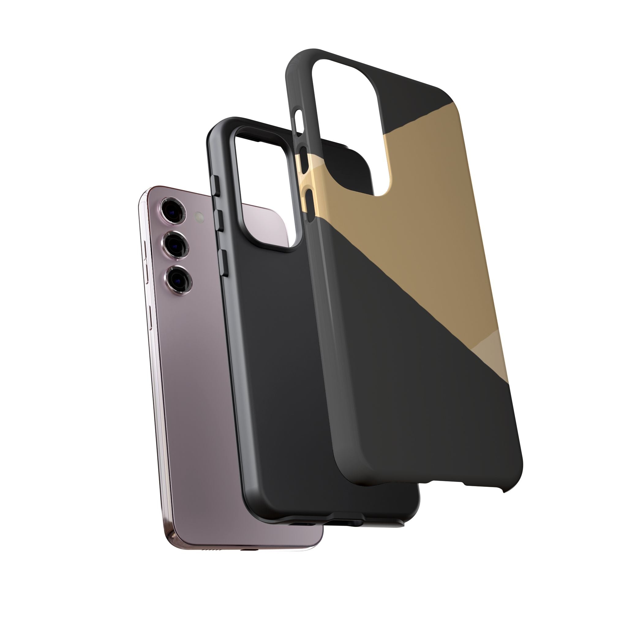 Geometric Beige Triangle Phone Case | Tough Protective Case