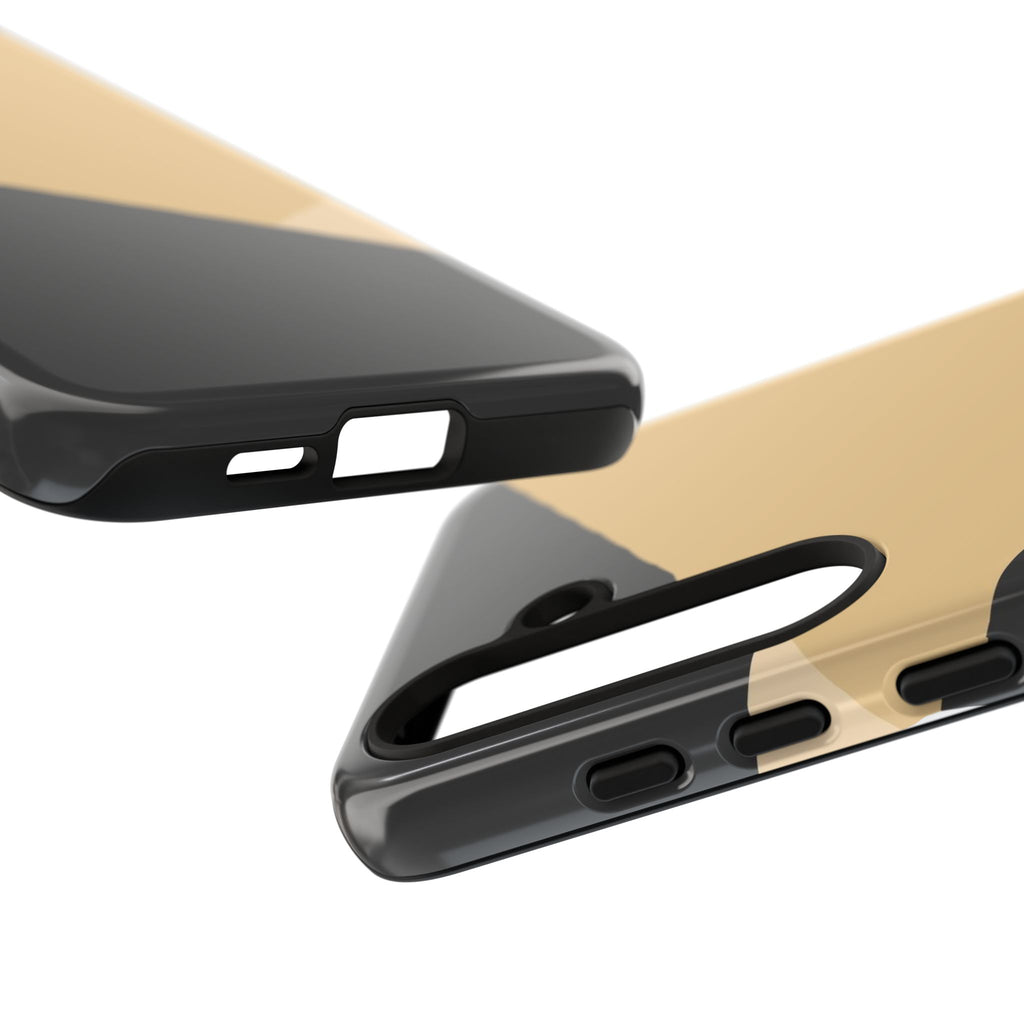Geometric Beige Triangle Phone Case | Tough Protective Case