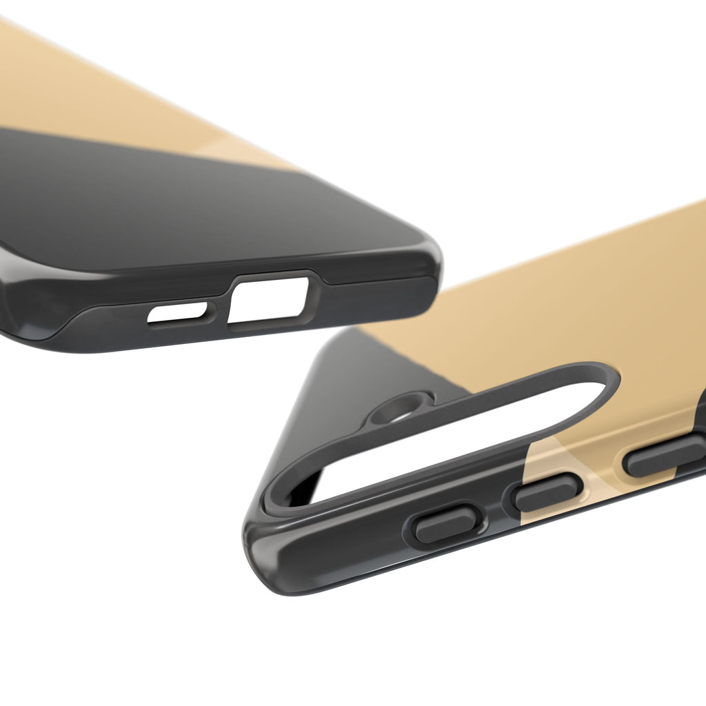 Geometric Beige Triangle Phone Case | Tough Protective Case