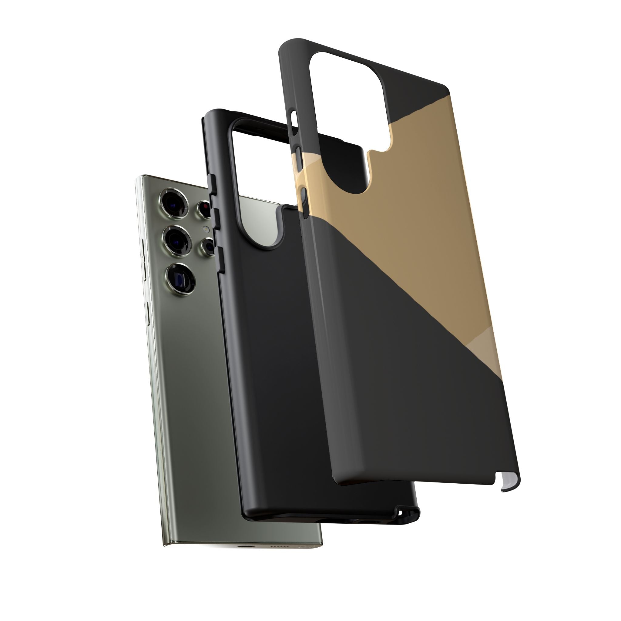 Geometric Beige Triangle Phone Case | Tough Protective Case