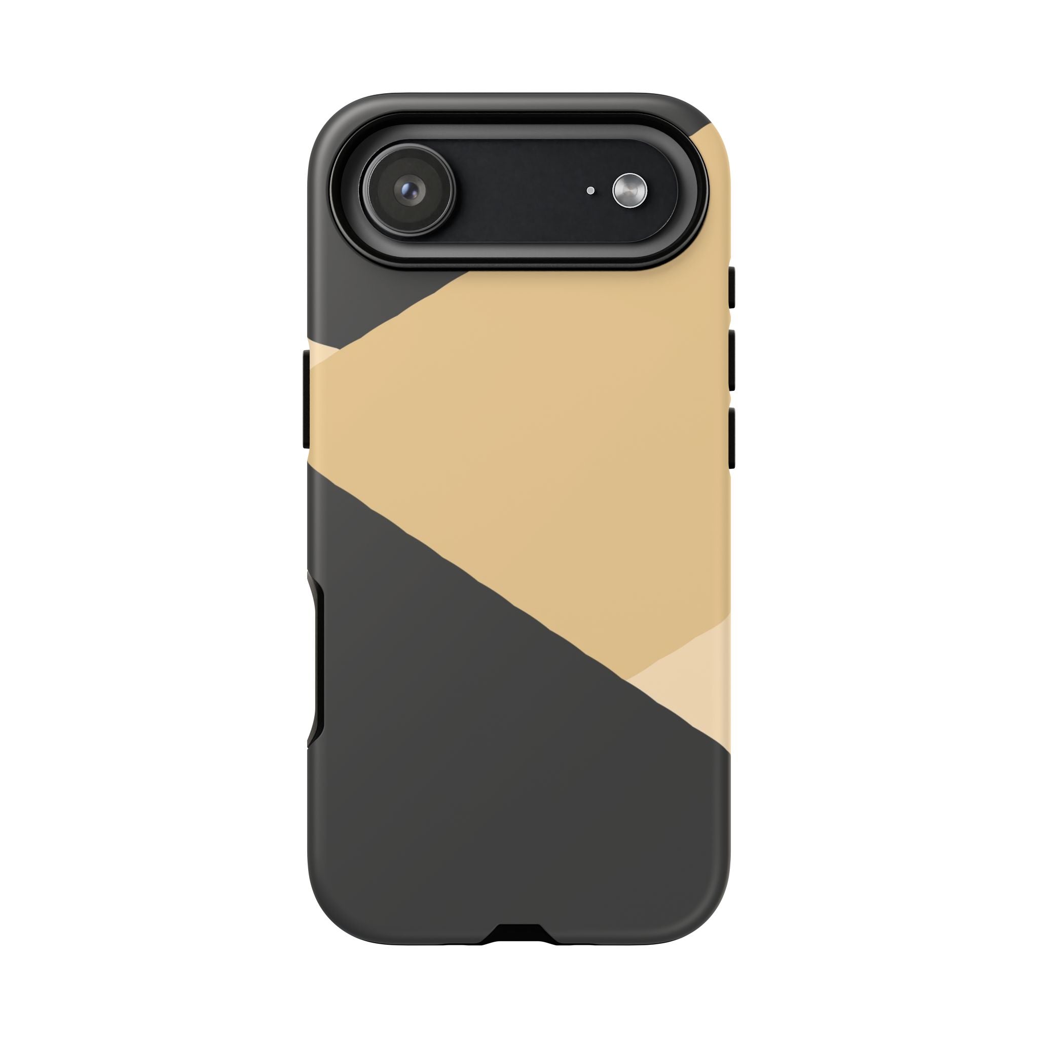 Geometric Beige Triangle Phone Case | Tough Protective Case