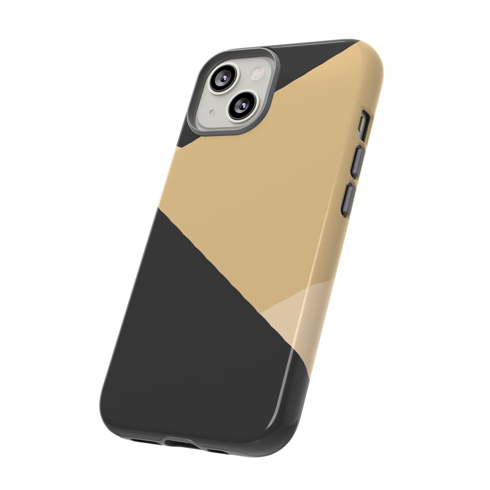 Geometric Beige Triangle Phone Case | Tough Protective Case