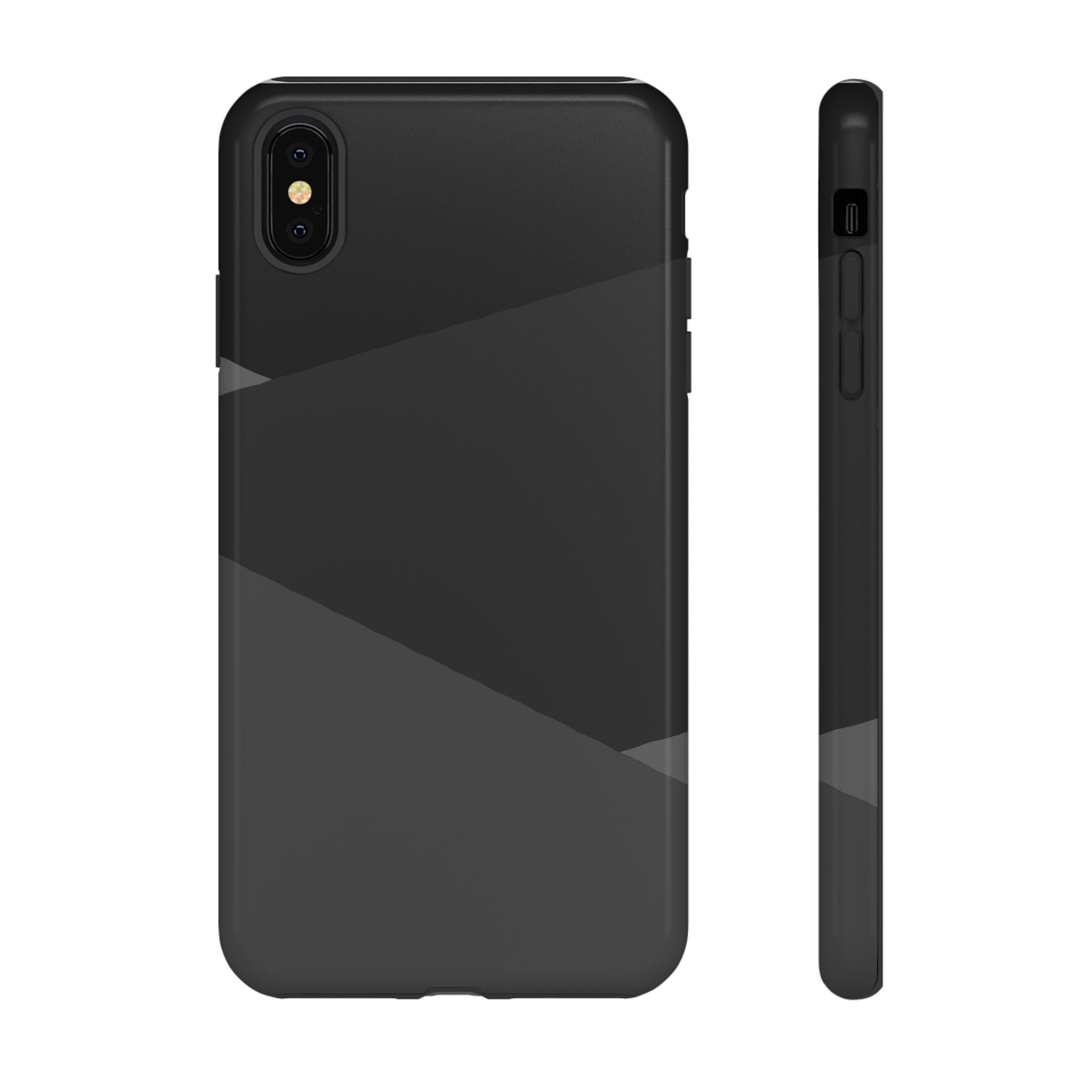 Geometric Black Diagonal Pattern Phone Case