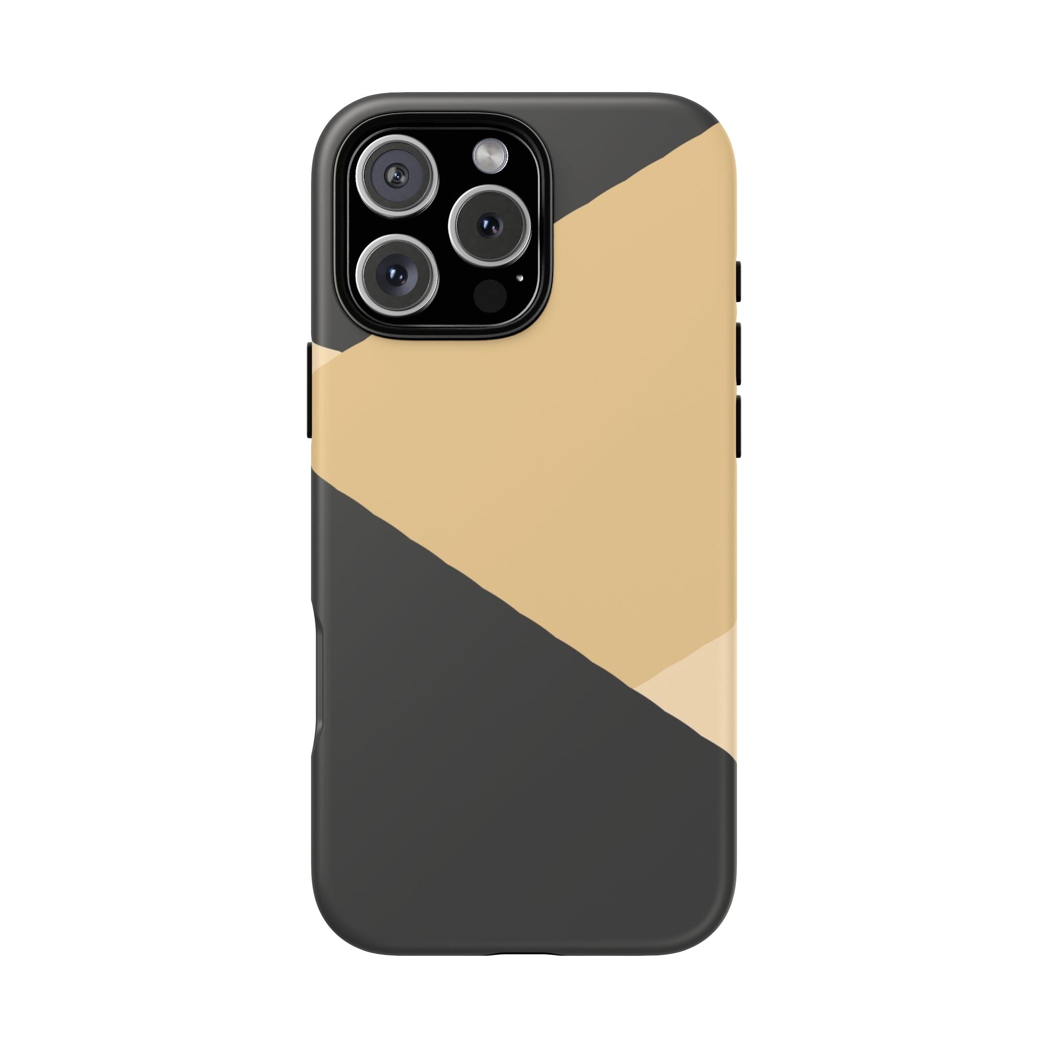Geometric Beige Triangle Phone Case | Tough Protective Case