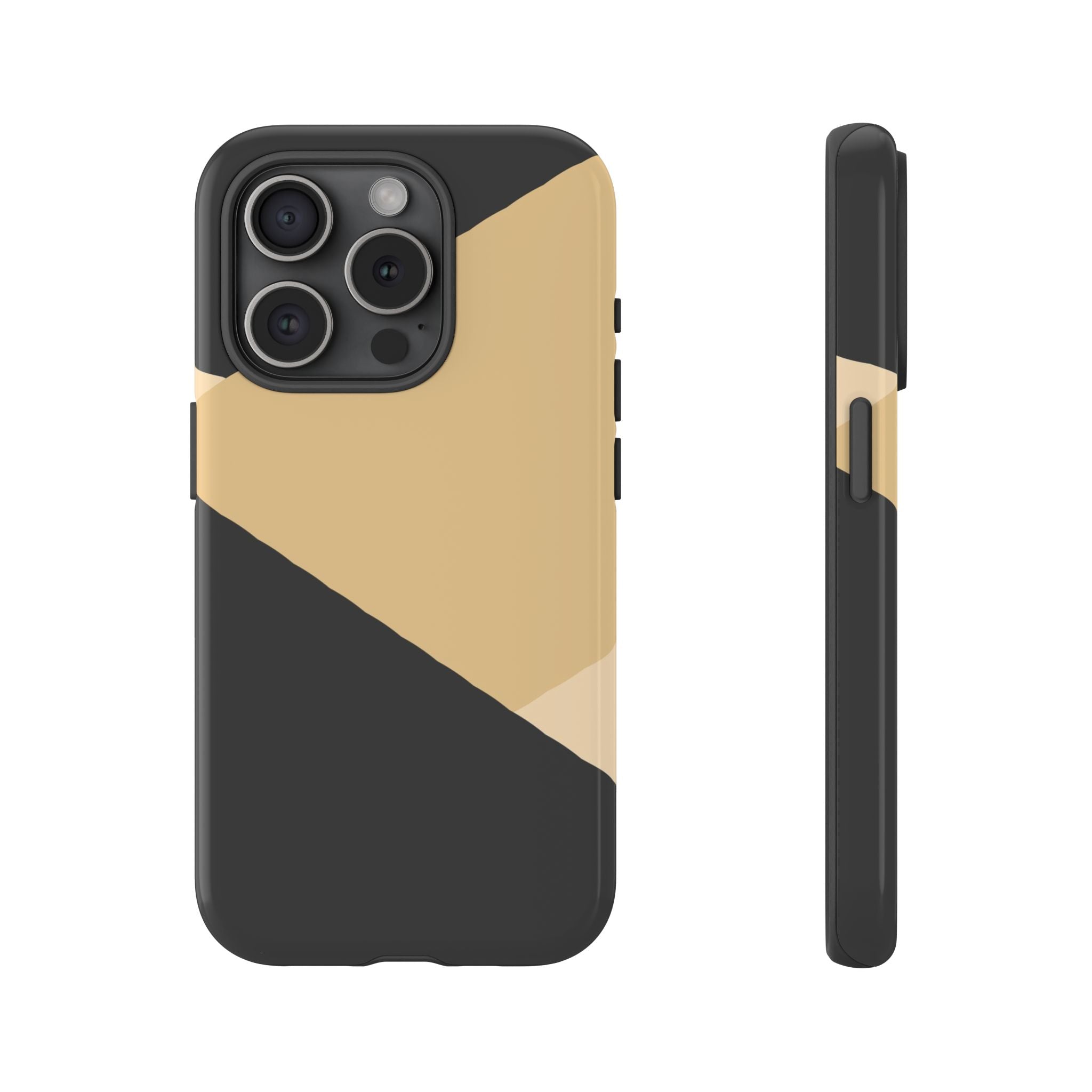 Geometric Beige Triangle Phone Case | Tough Protective Case