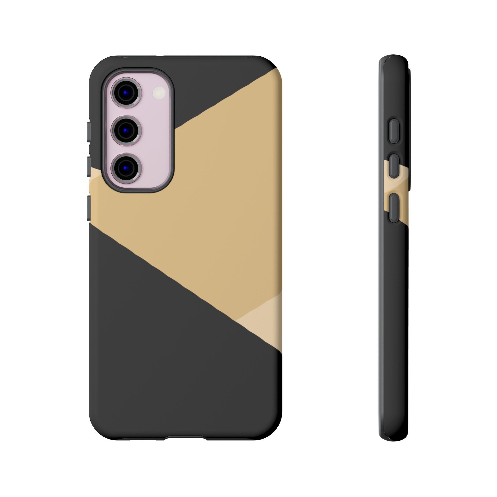 Geometric Beige Triangle Phone Case | Tough Protective Case