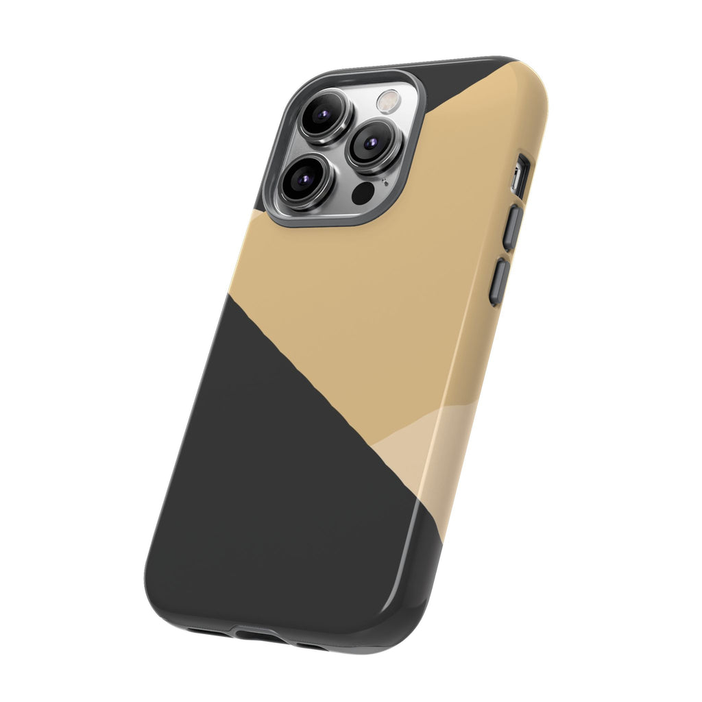 Geometric Beige Triangle Phone Case | Tough Protective Case