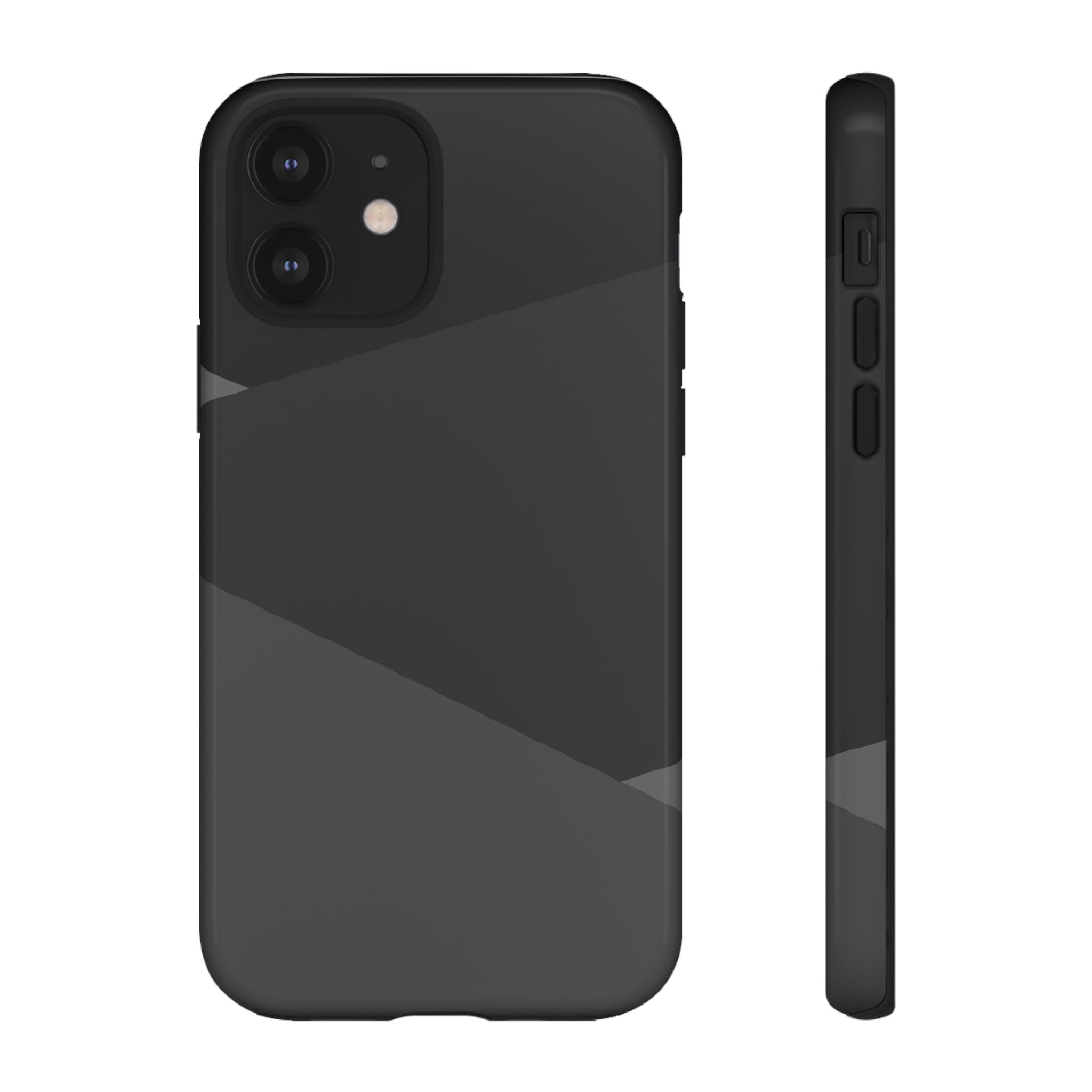 Geometric Black Diagonal Pattern Phone Case