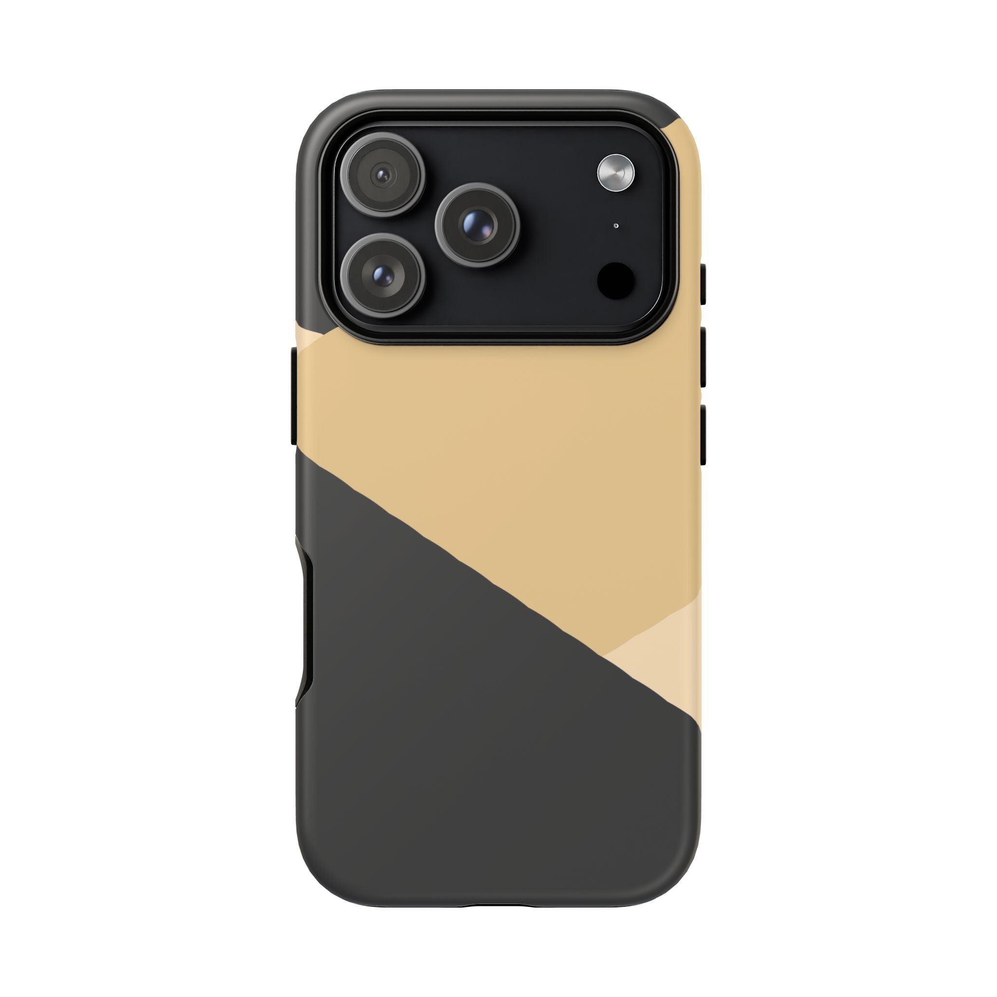 Geometric Beige Triangle Phone Case | Tough Protective Case