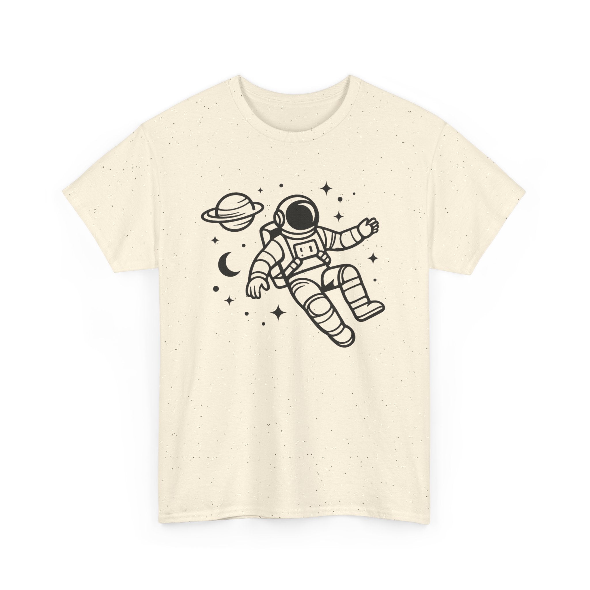 Astronaut Space Tee — Minimal Floating Astronaut Graphic T-Shirt