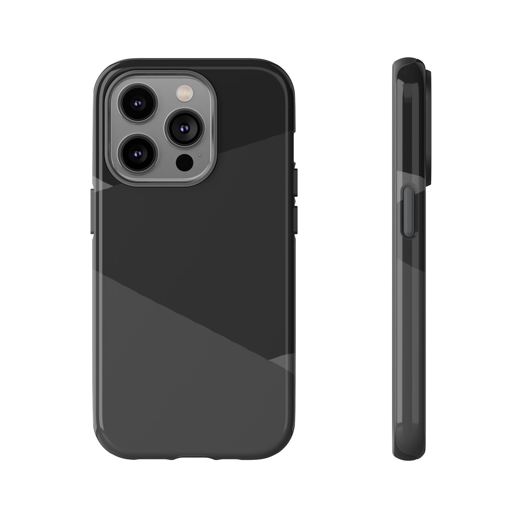 Geometric Black Diagonal Pattern Phone Case