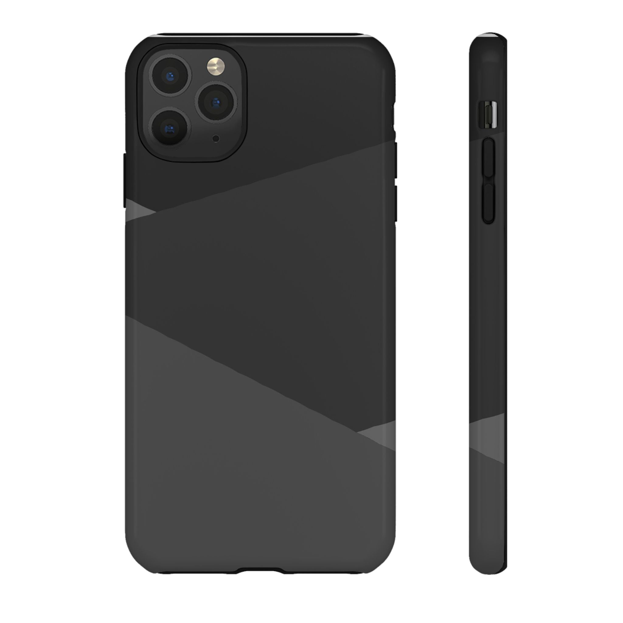 Geometric Black Diagonal Pattern Phone Case