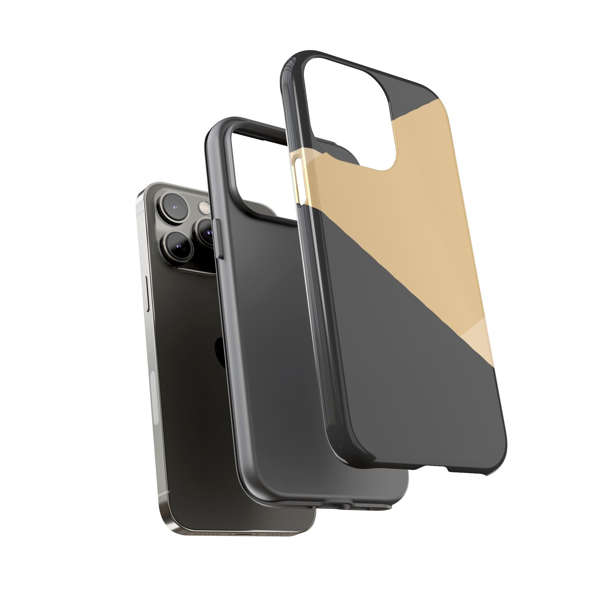 Geometric Beige Triangle Phone Case | Tough Protective Case