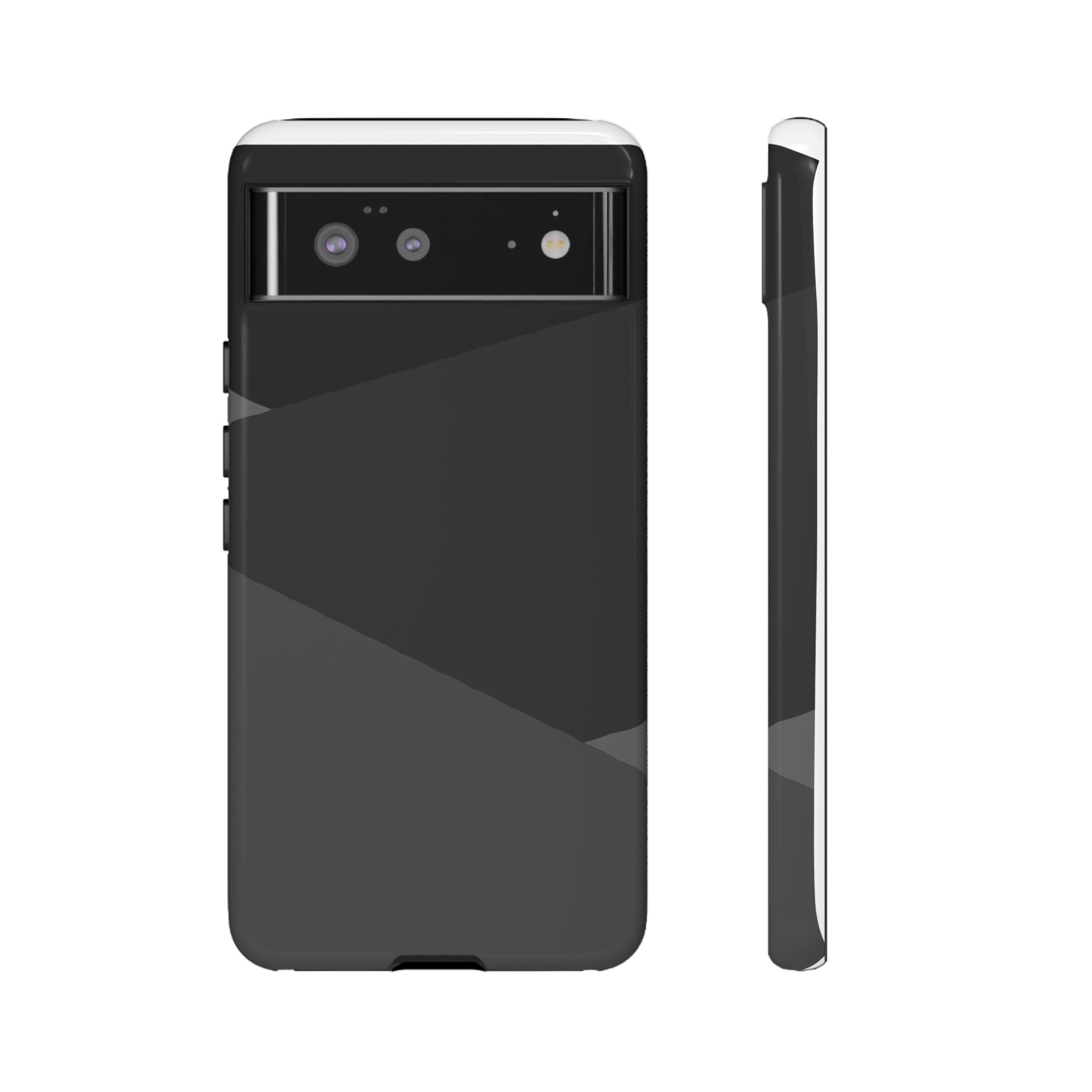 Geometric Black Diagonal Pattern Phone Case