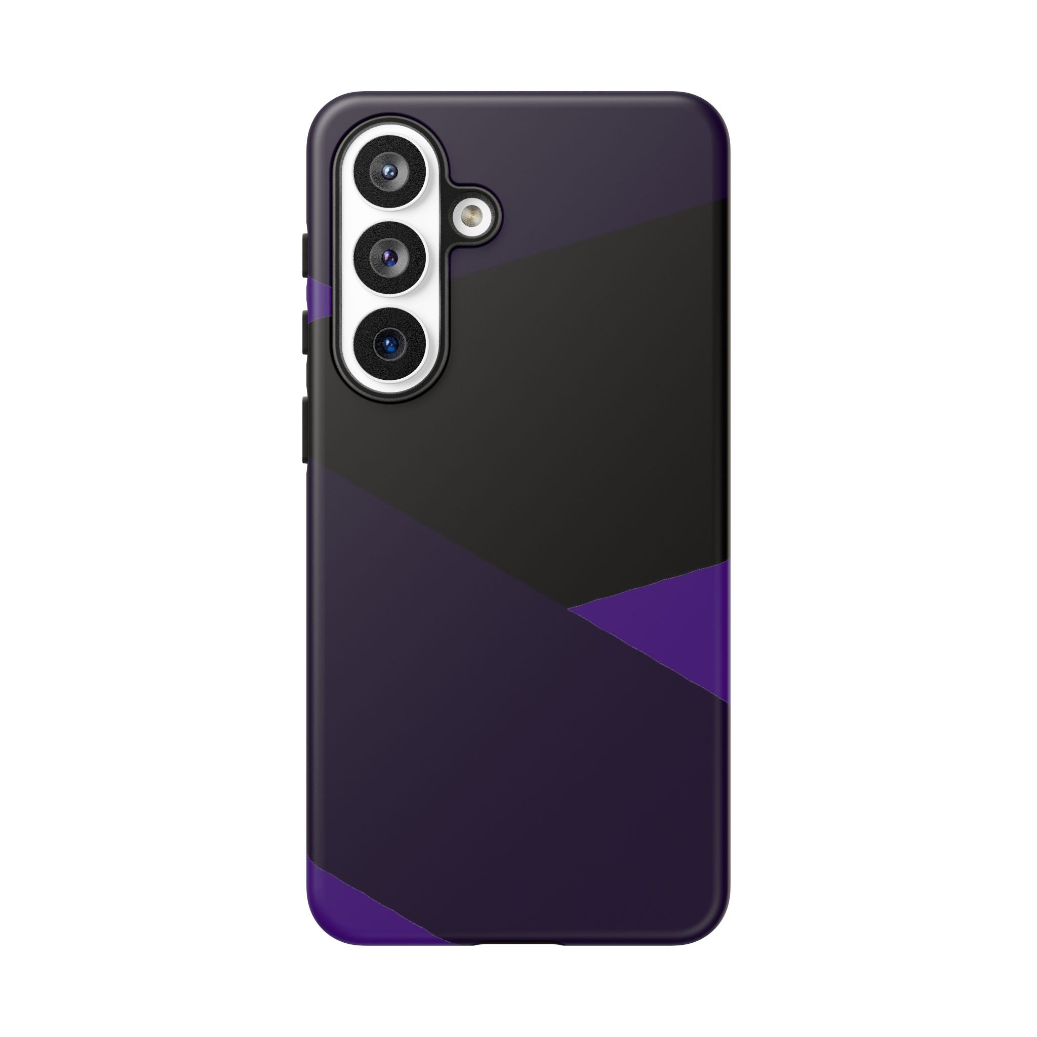 Purple Geometric Tough Phone Case — Slim Protective iPhone Cover