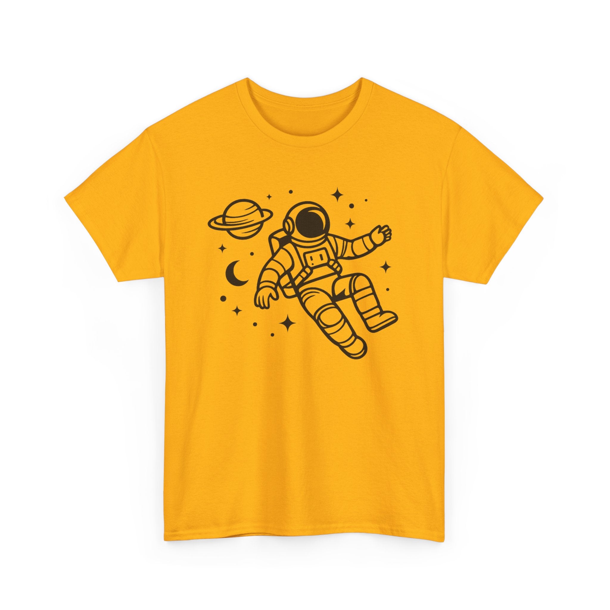 Astronaut Space Tee — Minimal Floating Astronaut Graphic T-Shirt