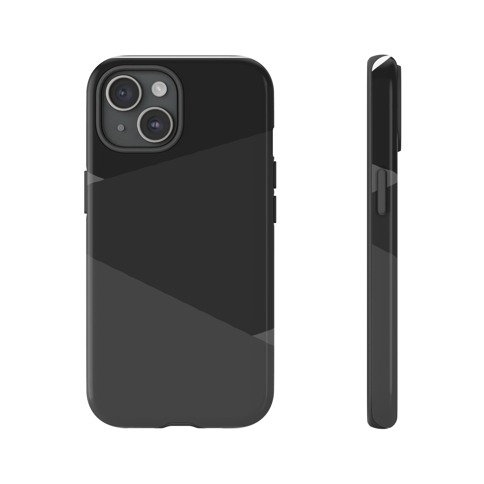 Geometric Black Diagonal Pattern Phone Case