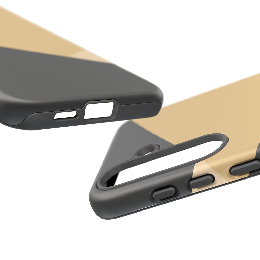 Geometric Beige Triangle Phone Case | Tough Protective Case