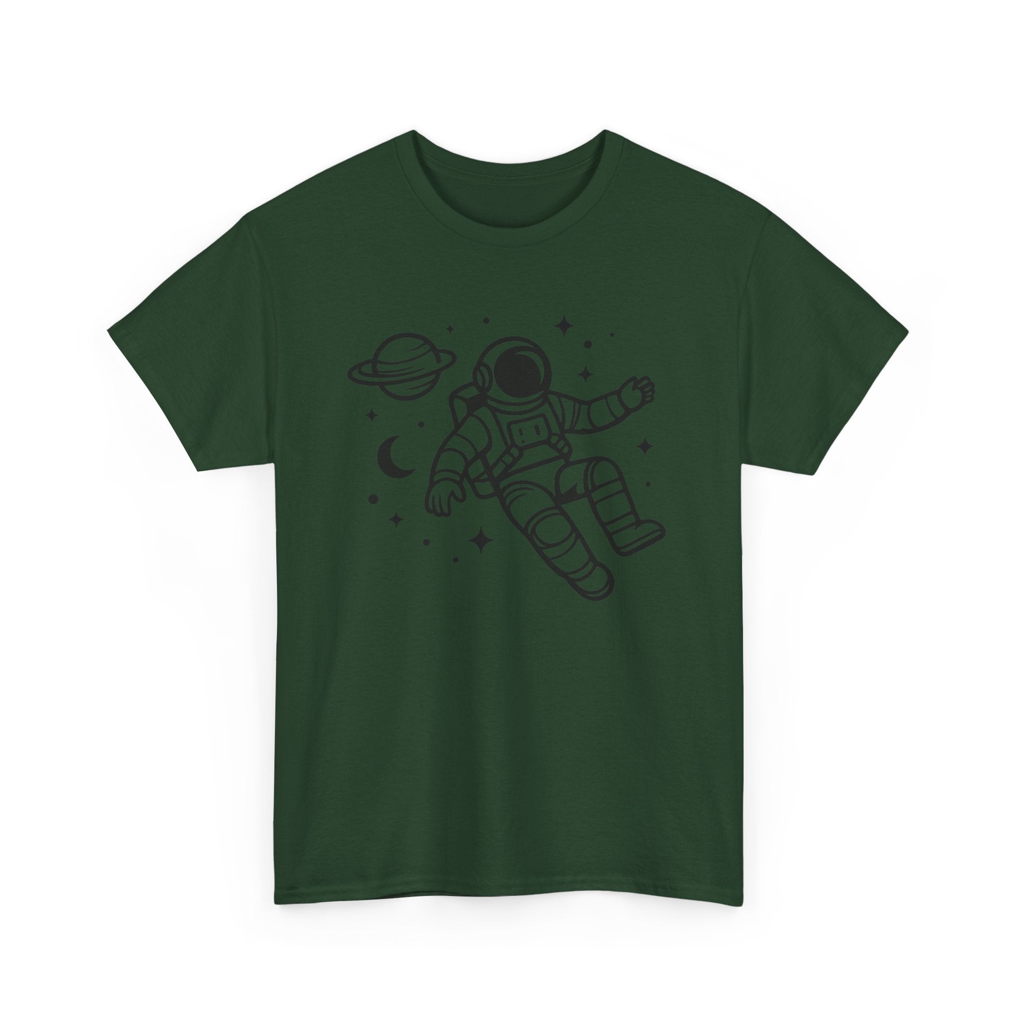 Astronaut Space Tee — Minimal Floating Astronaut Graphic T-Shirt