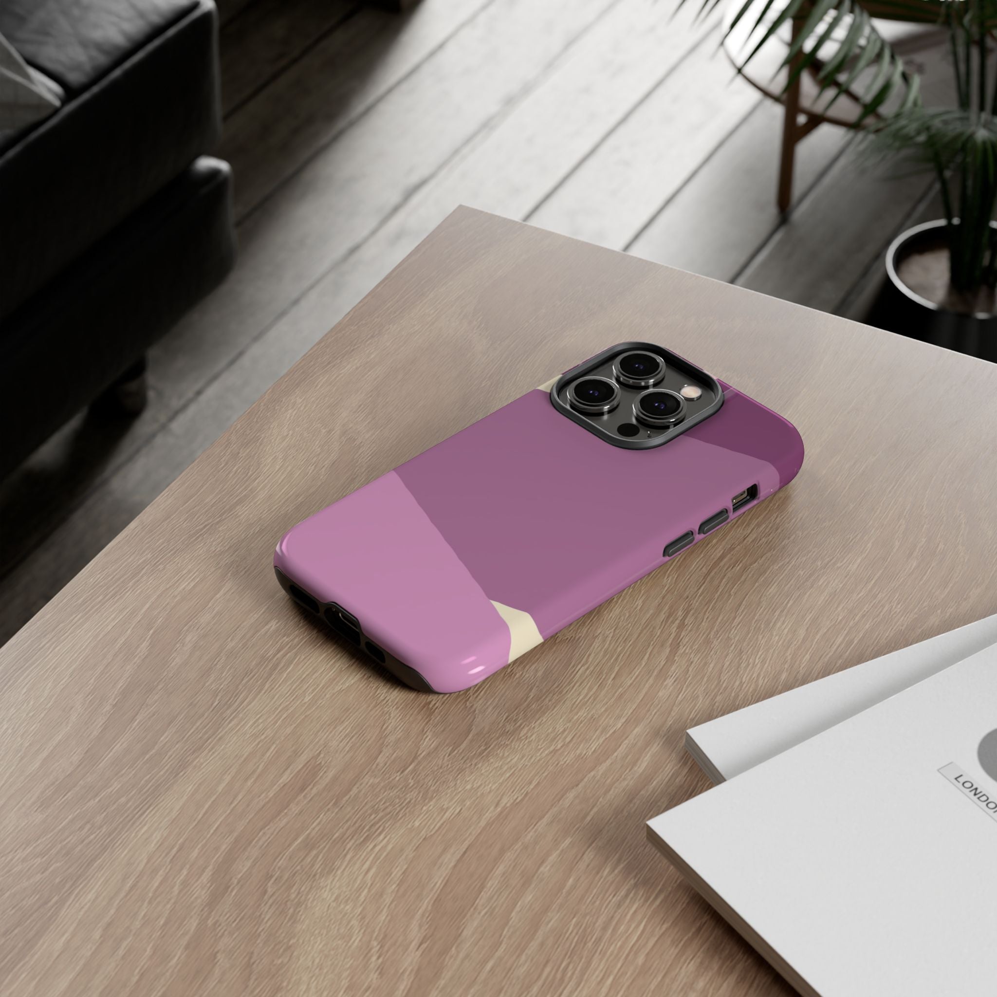 Geometric Pink Angles Phone Case | Tough Case