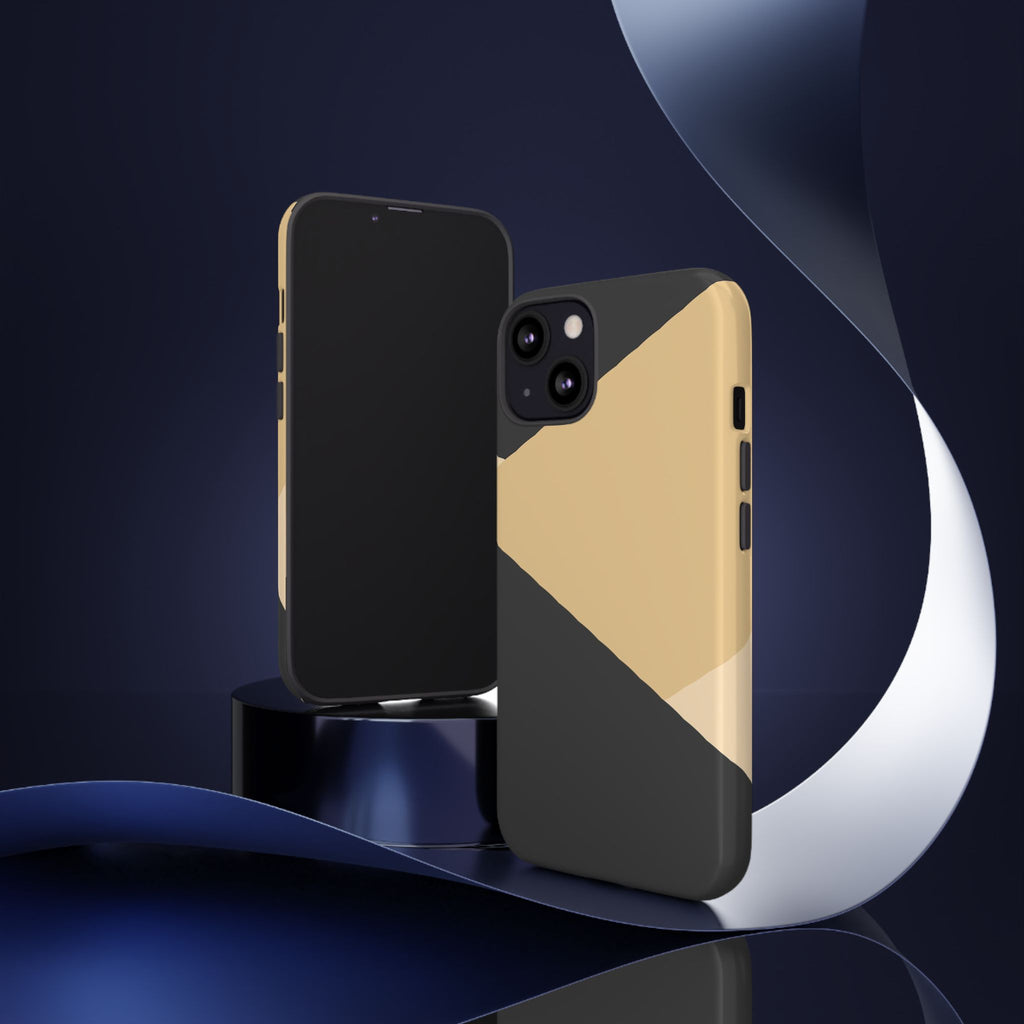 Geometric Beige Triangle Phone Case | Tough Protective Case