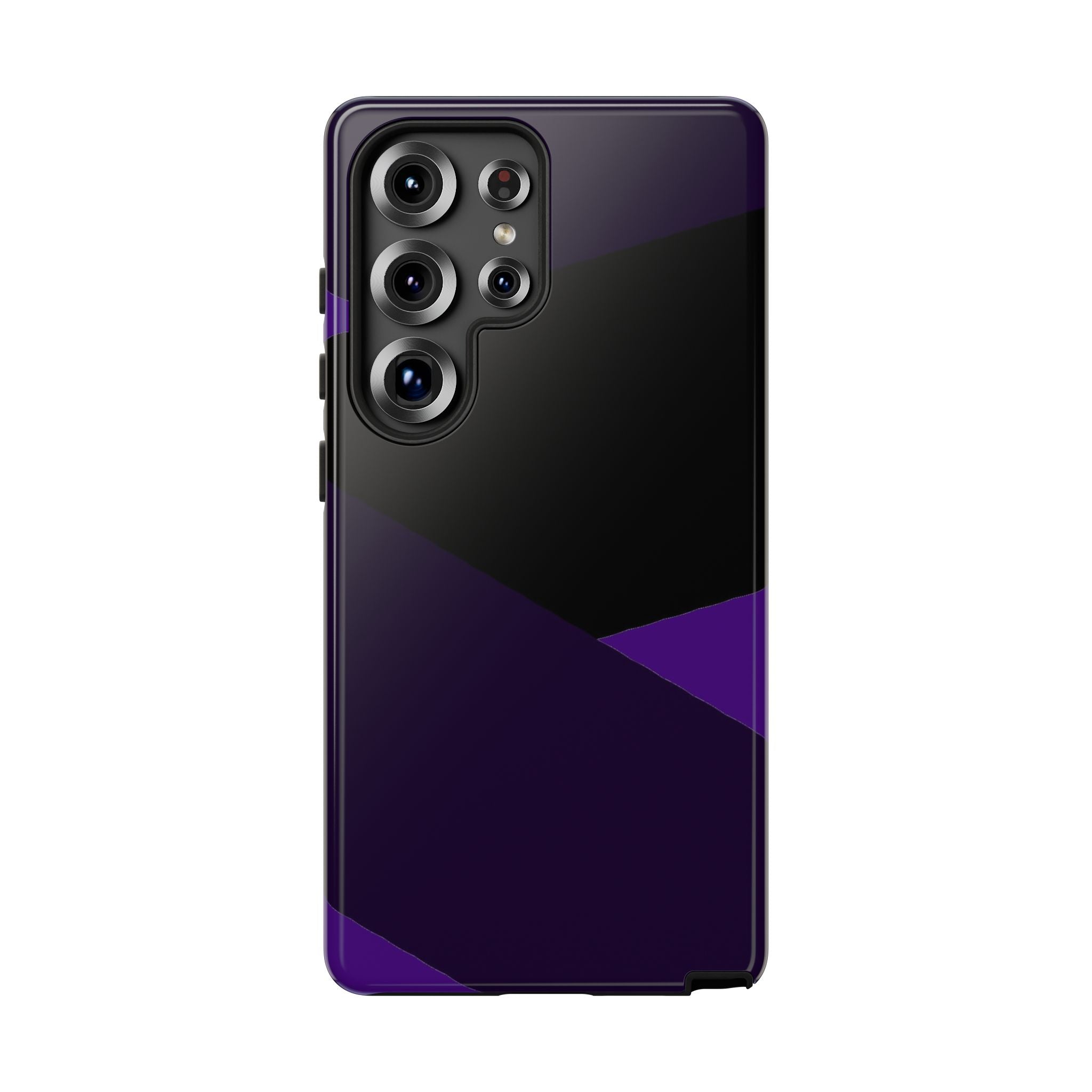 Purple Geometric Tough Phone Case — Slim Protective iPhone Cover