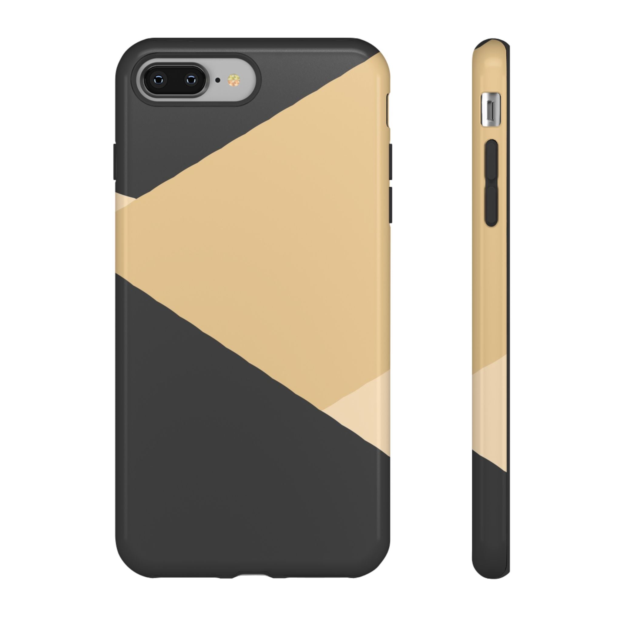Geometric Beige Triangle Phone Case | Tough Protective Case