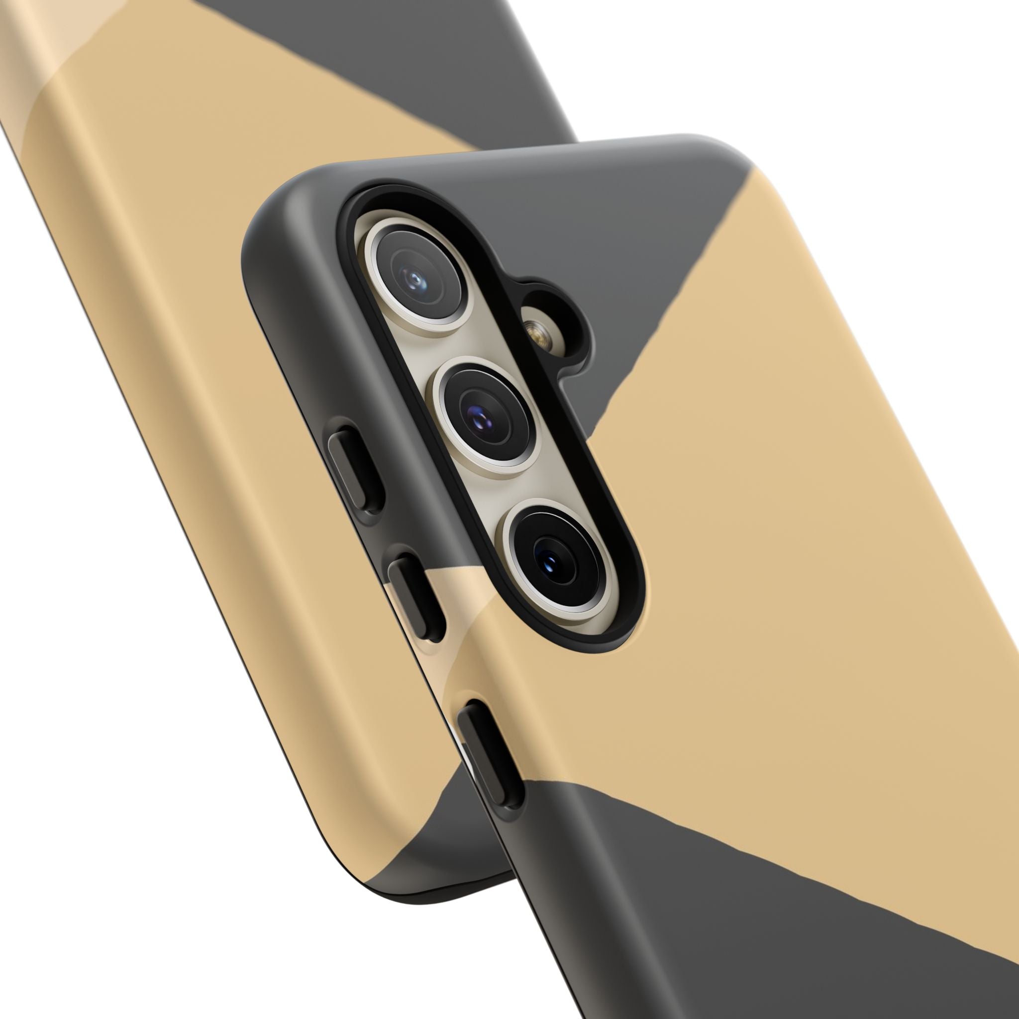 Geometric Beige Triangle Phone Case | Tough Protective Case