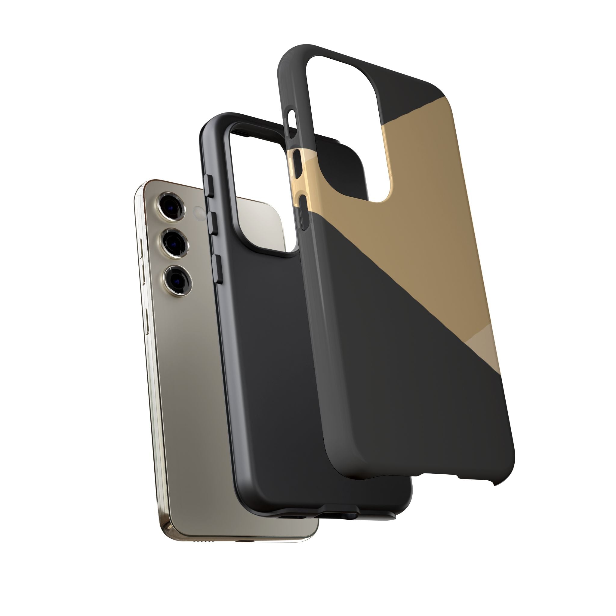 Geometric Beige Triangle Phone Case | Tough Protective Case