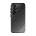 Monochrome Diagonal Stripes Phone Case