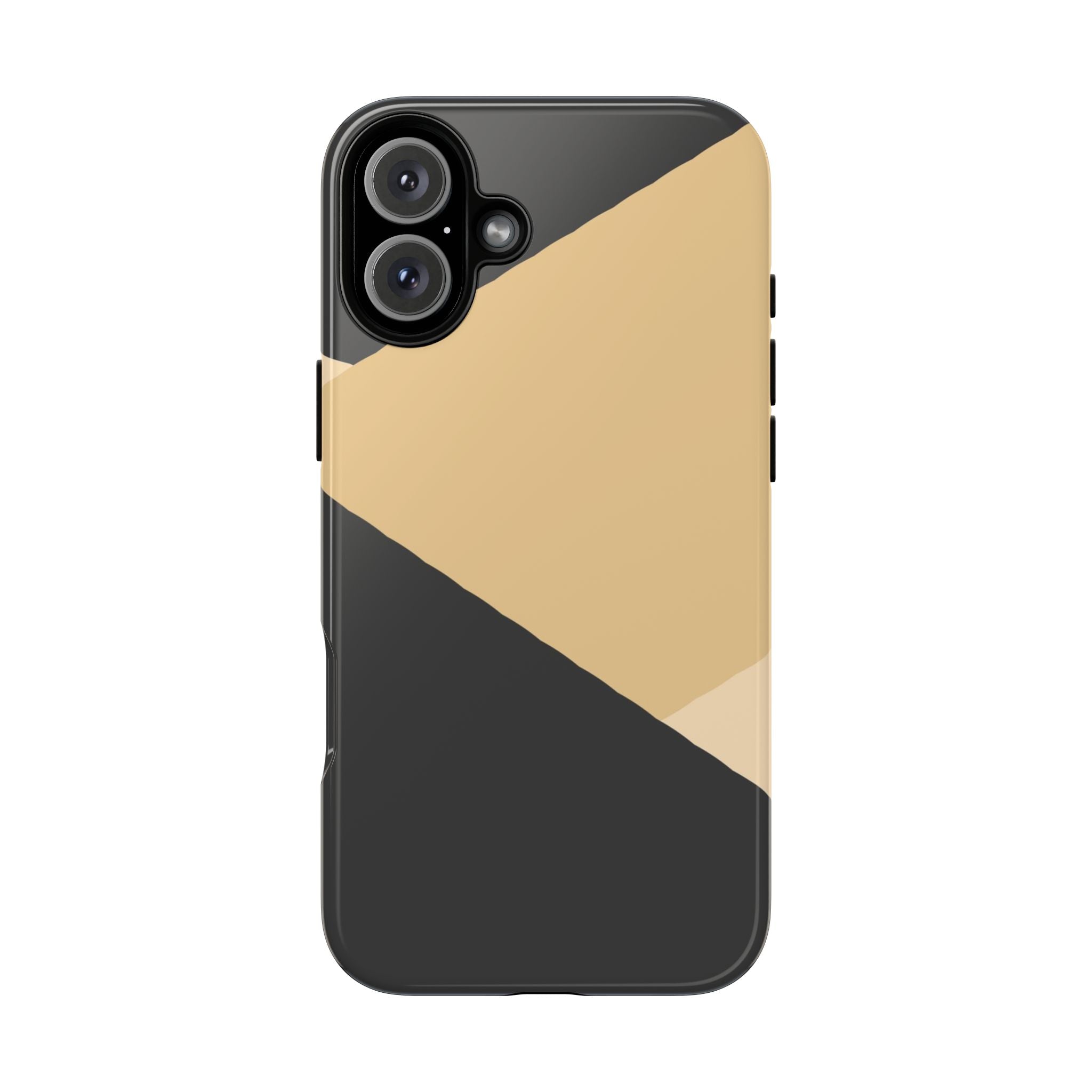 Geometric Beige Triangle Phone Case | Tough Protective Case