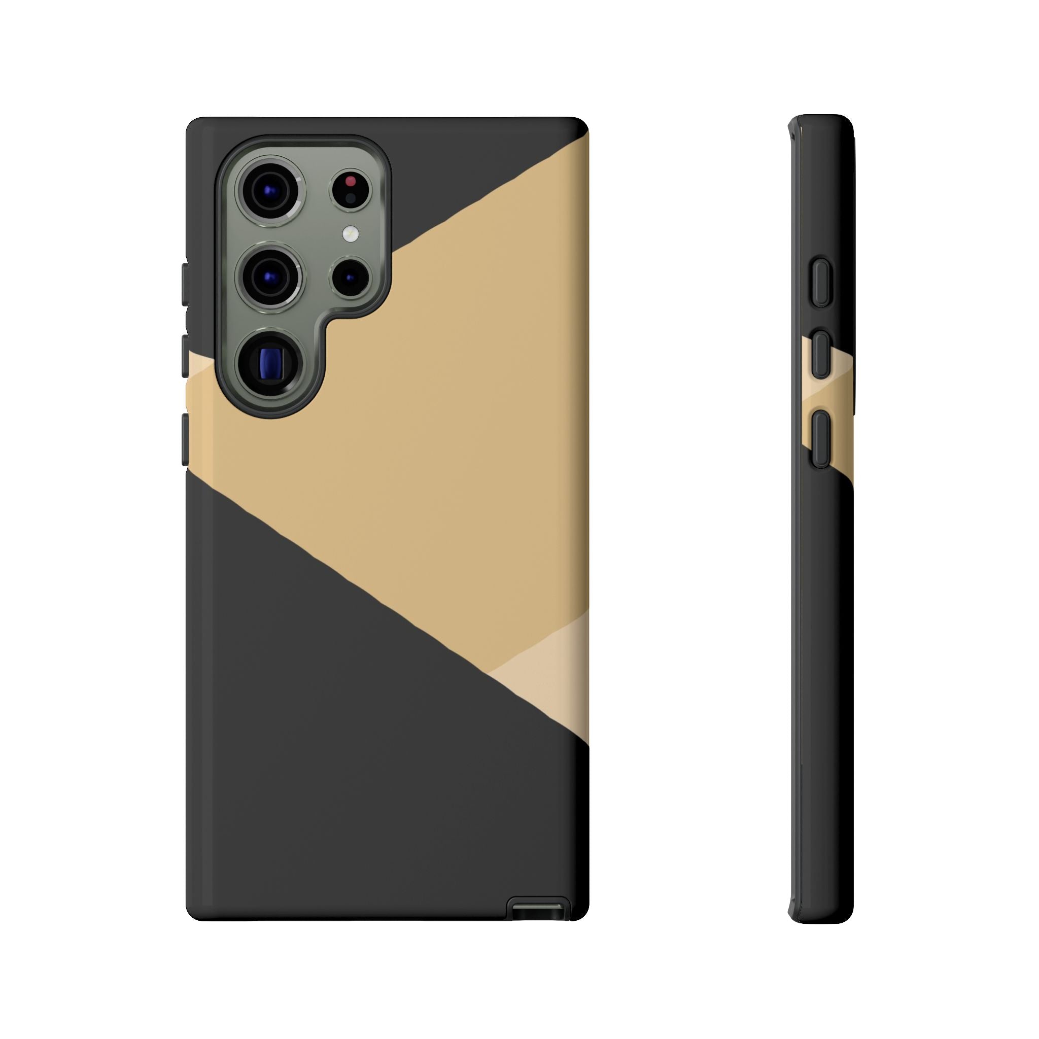 Geometric Beige Triangle Phone Case | Tough Protective Case