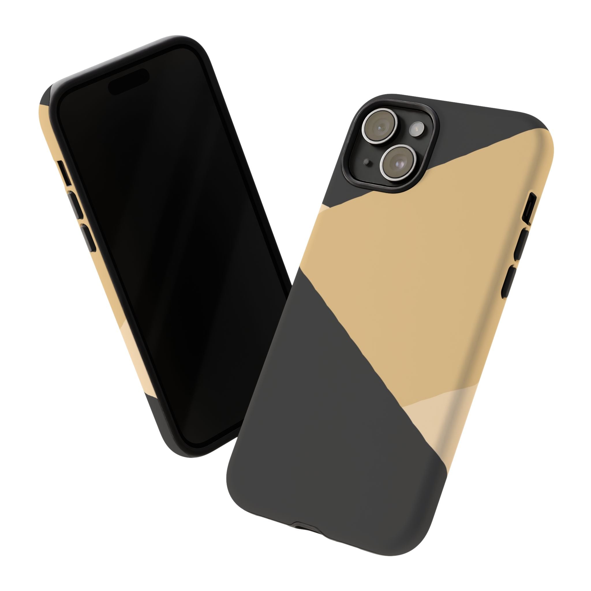 Geometric Beige Triangle Phone Case | Tough Protective Case