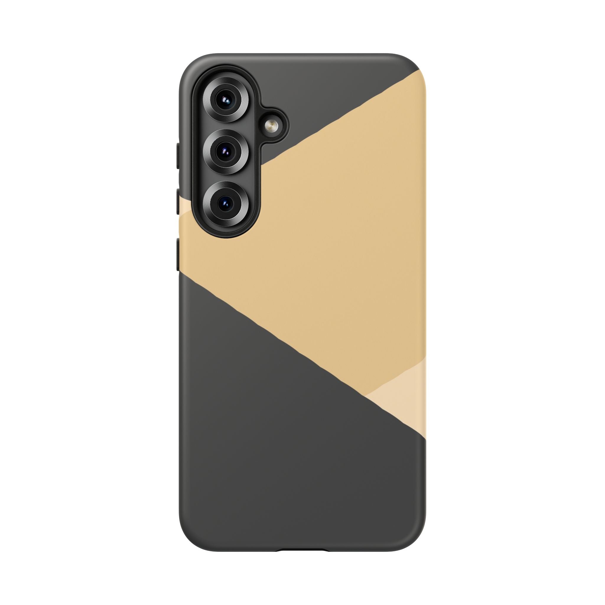 Geometric Beige Triangle Phone Case | Tough Protective Case