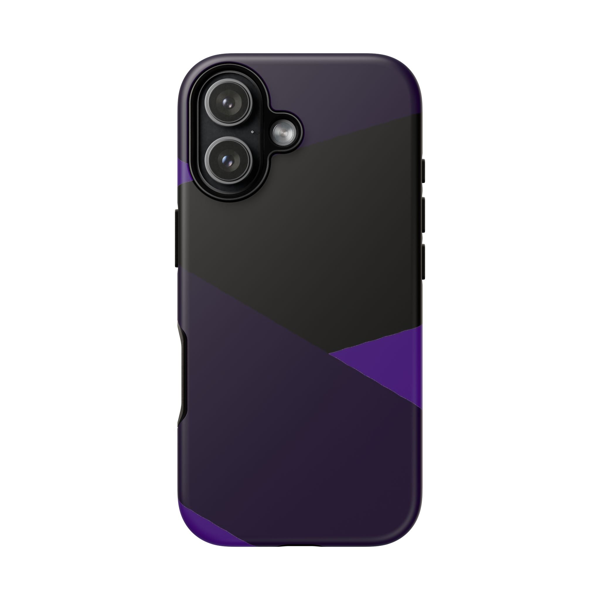 Purple Geometric Tough Phone Case — Slim Protective iPhone Cover