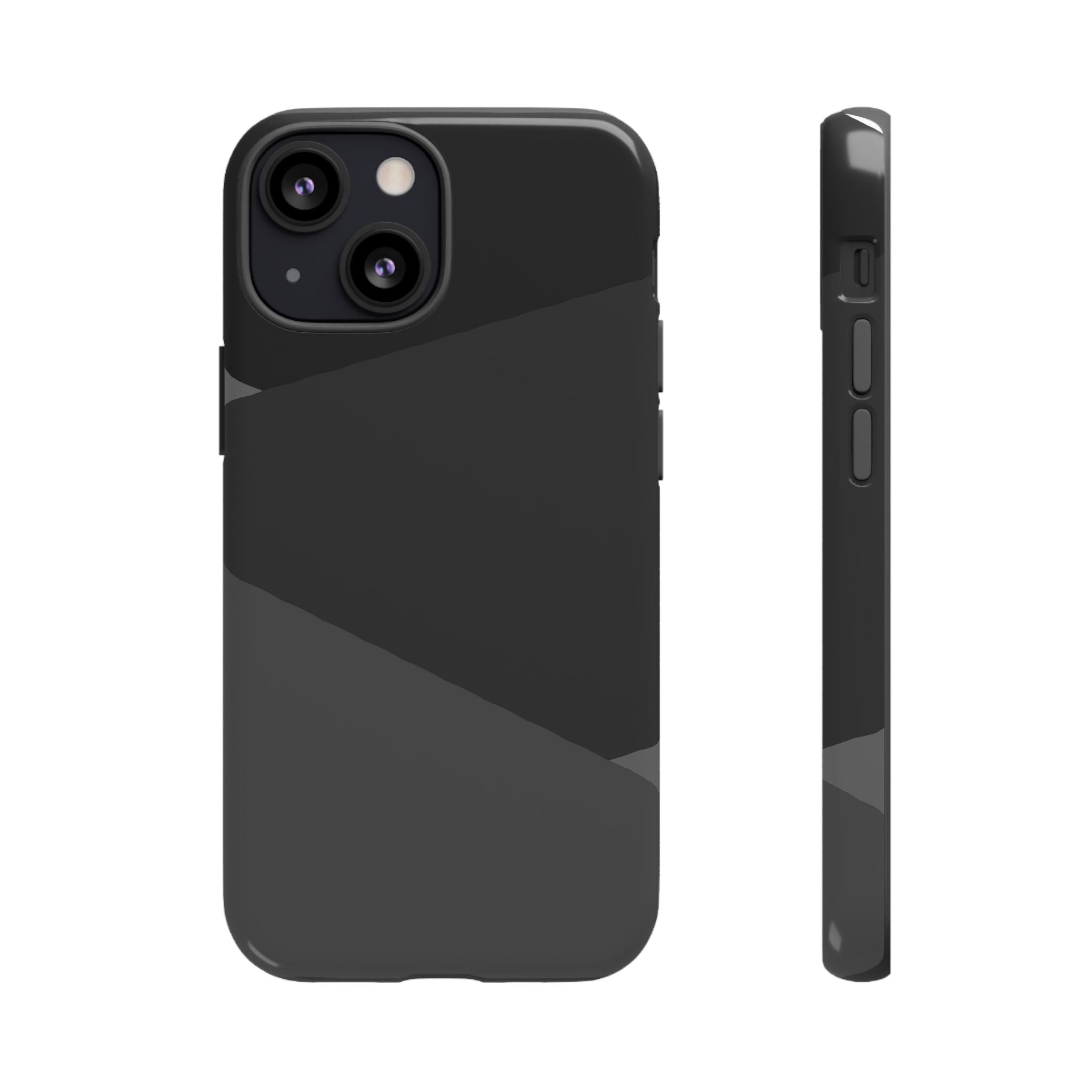 Geometric Black Diagonal Pattern Phone Case
