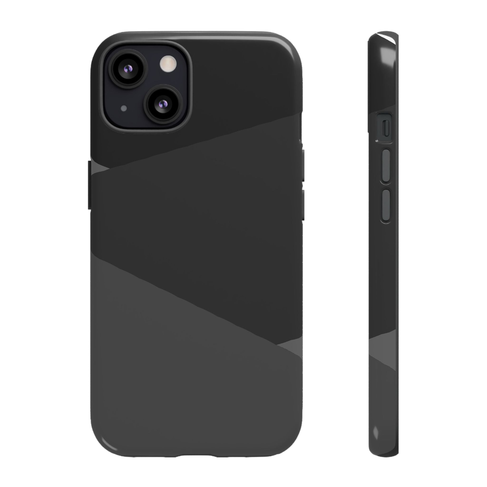 Geometric Black Diagonal Pattern Phone Case