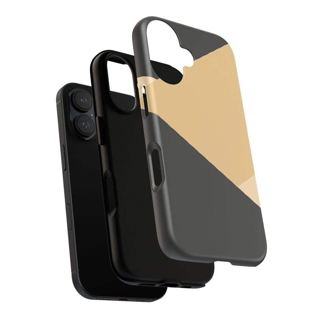 Geometric Beige Triangle Phone Case | Tough Protective Case