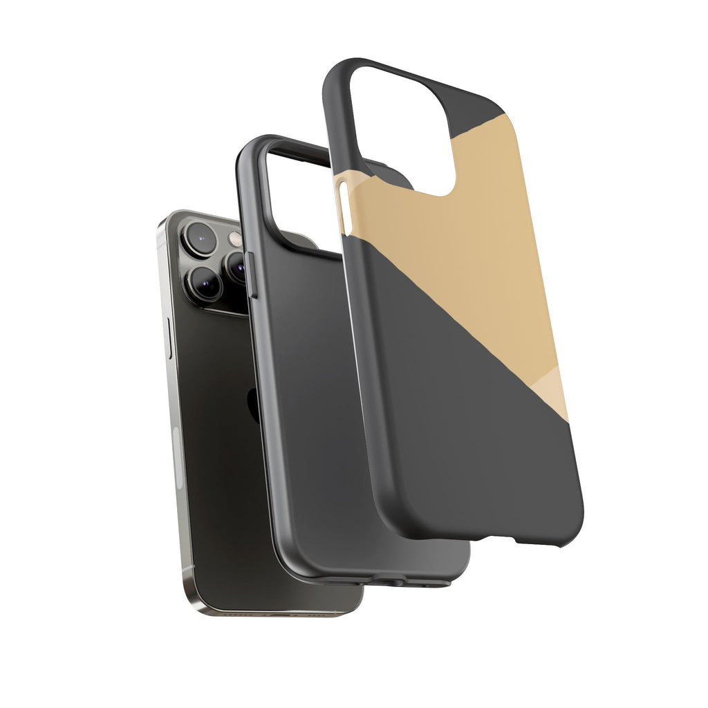 Geometric Beige Triangle Phone Case | Tough Protective Case