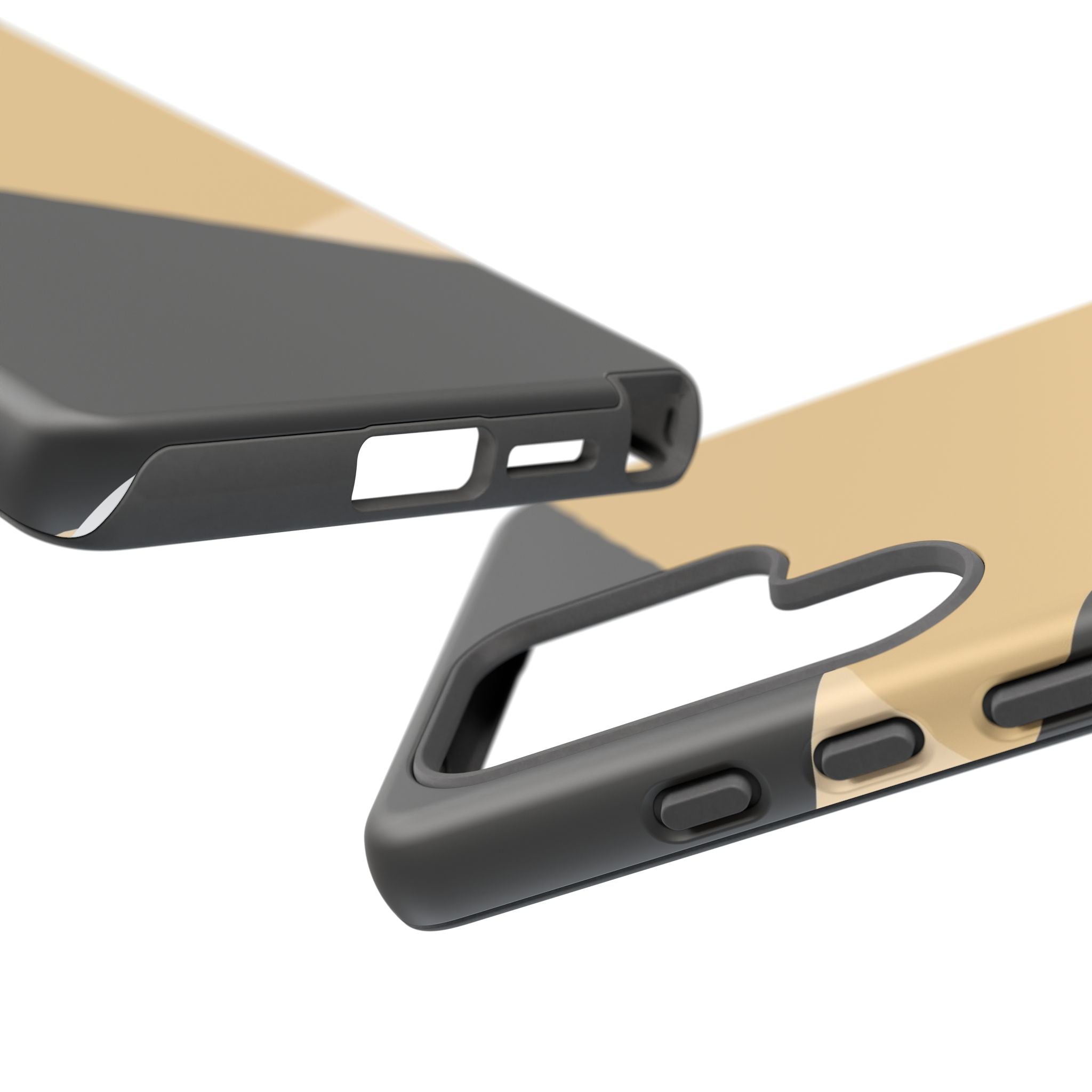 Geometric Beige Triangle Phone Case | Tough Protective Case