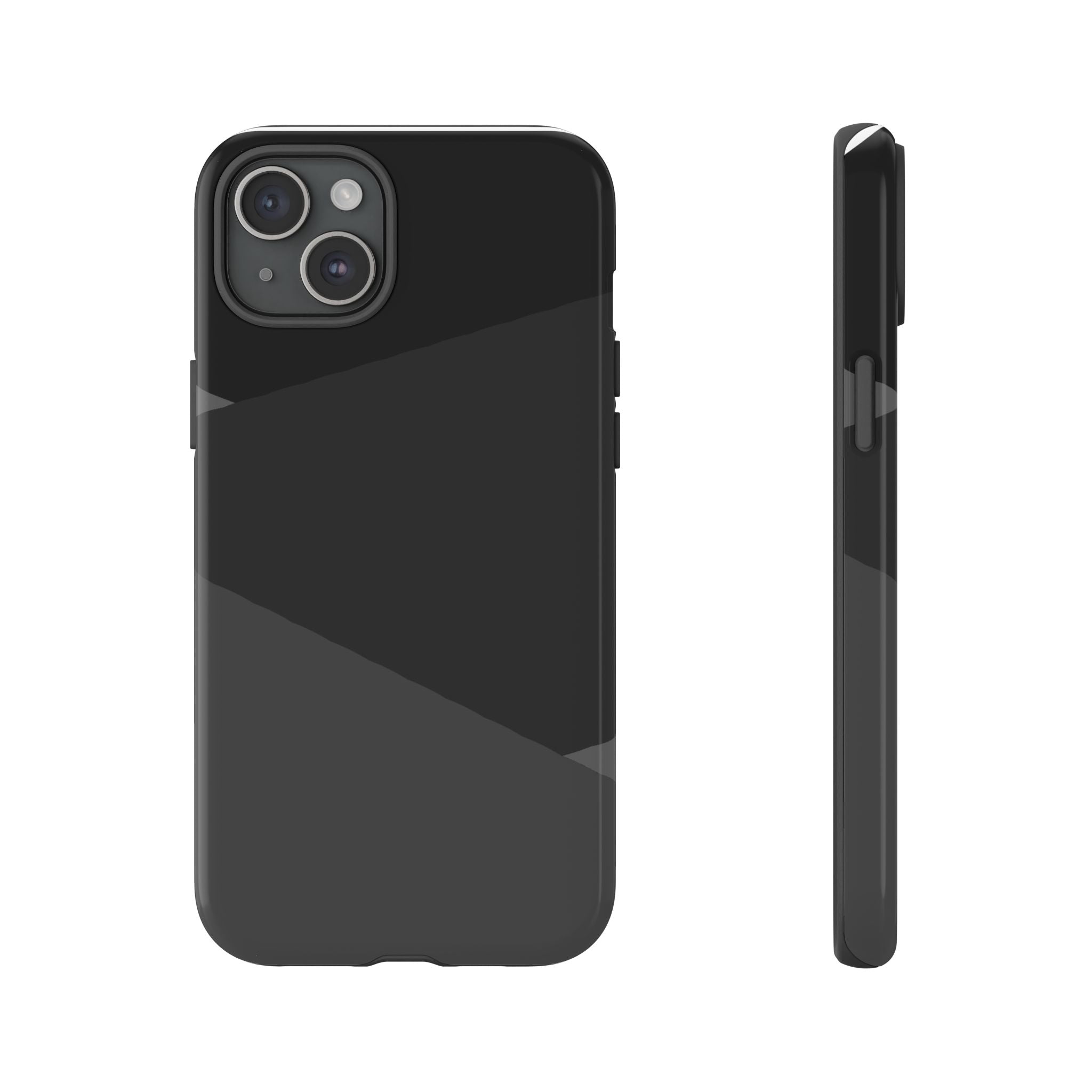Geometric Black Diagonal Pattern Phone Case
