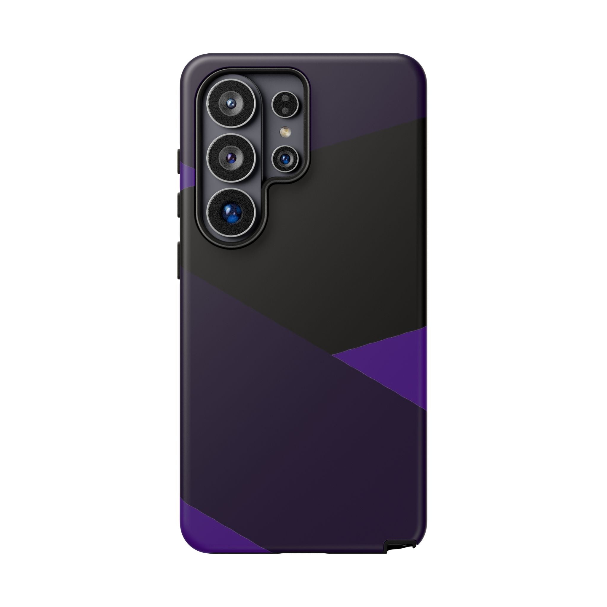 Purple Geometric Tough Phone Case — Slim Protective iPhone Cover