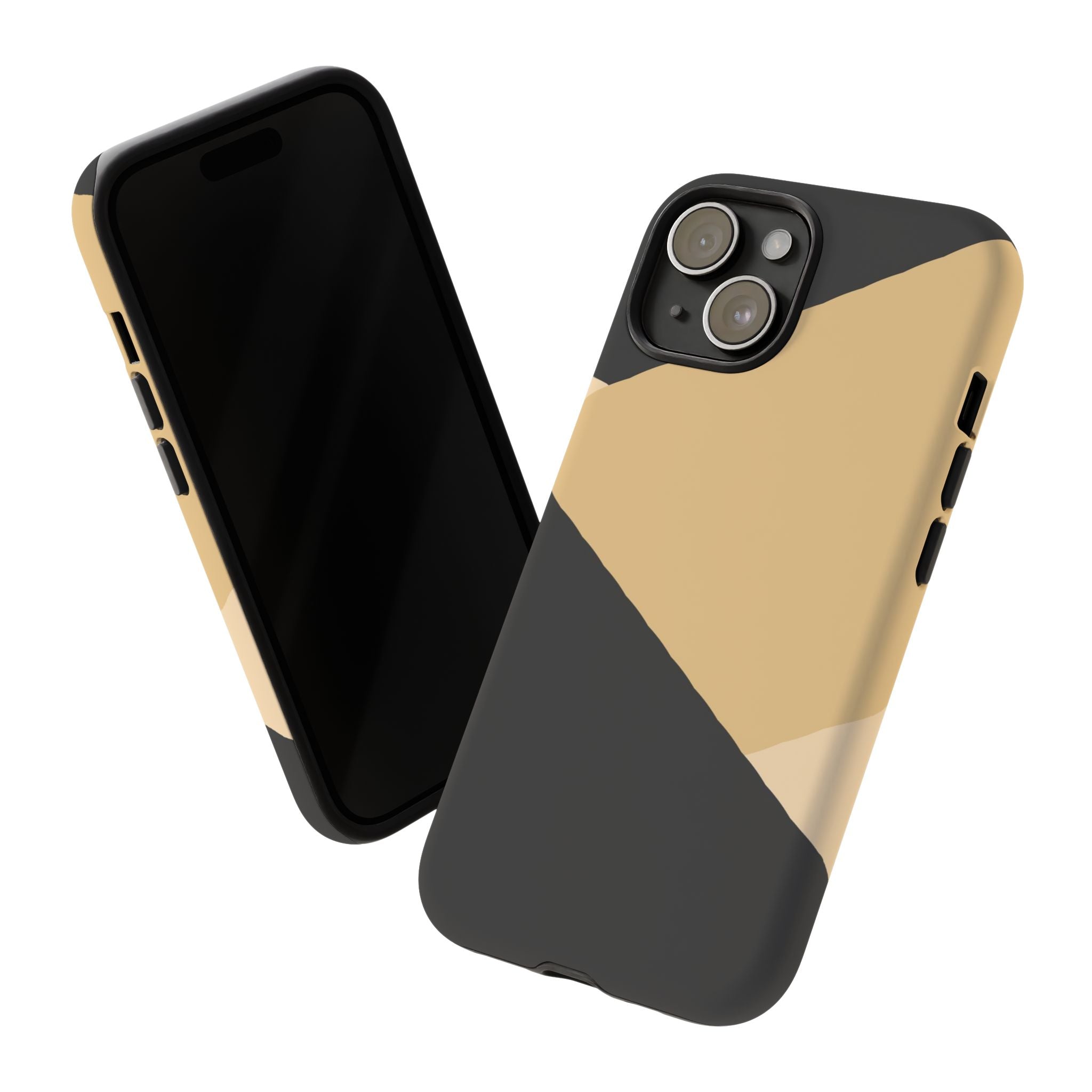 Geometric Beige Triangle Phone Case | Tough Protective Case